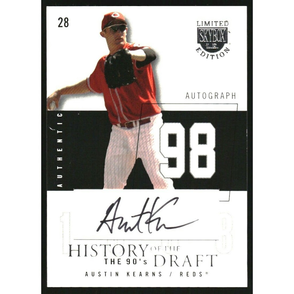 2004 Skybox LE History of the Draft 90s Autograph Black Austin Kearns #AK: $10