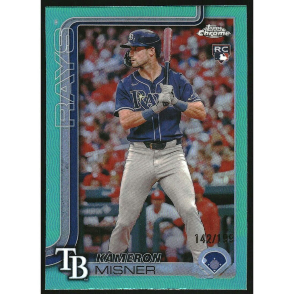 2025 Topps Chrome Aqua Refractor Kameron Misner Card: $10.80