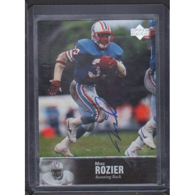 1997 Upper Deck Legends Mike Rozier Autograph Card: $22.50