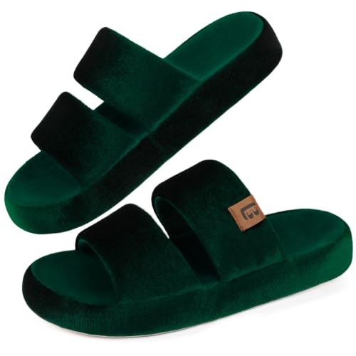 LongBay Women's Memory Foam Open Toe Slippers: $23.74 LongBay Women's Memory Foam Open Toe Slippers: $23.74