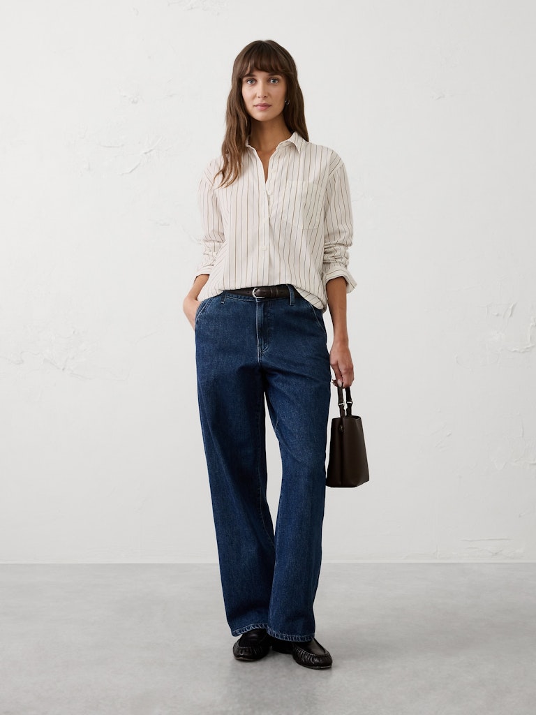 Perfect Poplin Shirt: $40