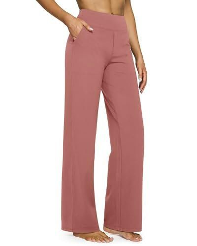 G4Free Women's High-Waisted Wide Leg Trousers: $27.99