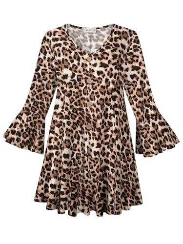 Larace Women's 3/4 Flare Sleeve Plus Size Tunic Shirt: $18.98 Larace Women's 3/4 Flare Sleeve Plus Size Tunic Shirt: $18.98