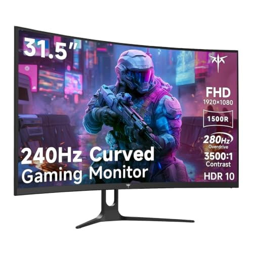 KTC H32C5 32" 1080p LED FreeSync Curved Monitor: $180.48