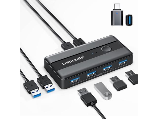 4-Port USB 3.0 Switch Selector for 2 Computers: $32.88 4-Port USB 3.0 Switch Selector for 2 Computers: $32.88