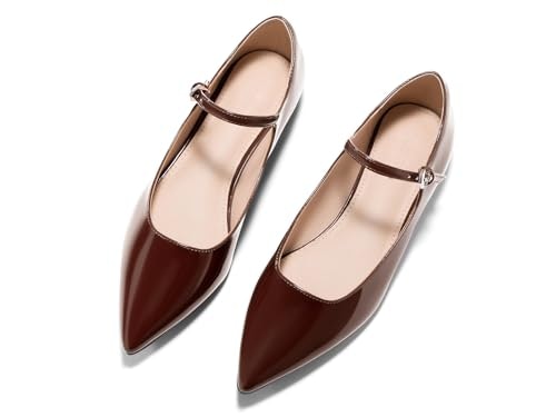 Coutgo Women's Mary Jane Ballet Flats: $29.99 Coutgo Women's Mary Jane Ballet Flats: $29.99