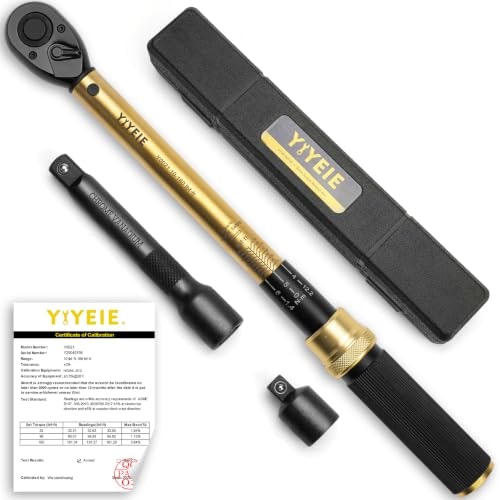 Yiyeie 1/2-Inch Drive Click Torque Wrench 3-Piece Set: $27.99 Yiyeie 1/2-Inch Drive Click Torque Wrench 3-Piece Set: $27.99