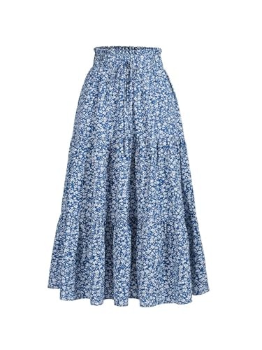 Women's High-Waisted Floral Midi Skirt: $24.99 Women's High-Waisted Floral Midi Skirt: $24.99