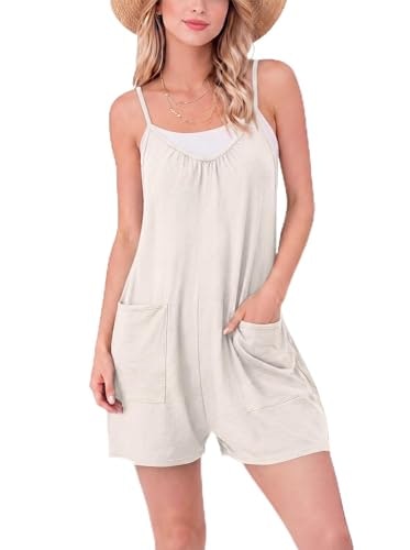 Jinkesi Women's Sleeveless Spaghetti Strap Romper: $9.99 Jinkesi Women's Sleeveless Spaghetti Strap Romper: $9.99