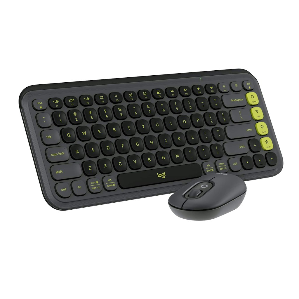 Logitech Pop Icon Compact Wireless Keyboard and Mouse Bundle: $56.99