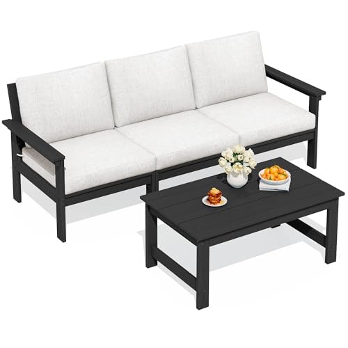 Serwall HDPE Outdoor Patio Couch Set: $433.49 Serwall HDPE Outdoor Patio Couch Set: $433.49