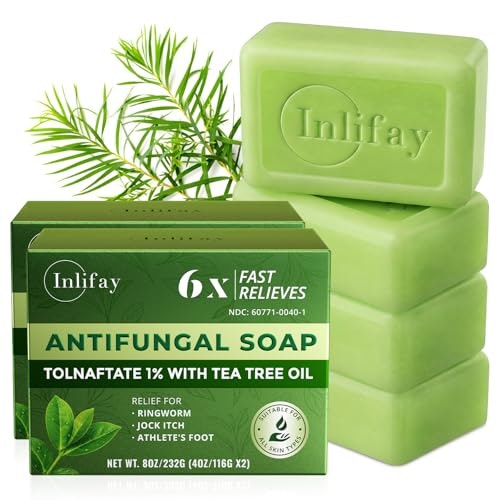 Inlifay Athlete's Foot and Jock Itch Soap Bar 2-Pack: $25.64 Inlifay Athlete's Foot and Jock Itch Soap Bar 2-Pack: $25.64