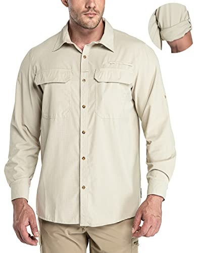 33,000ft Men's UPF 50+ Long Sleeve Fishing Shirt: $29.59 33,000ft Men's UPF 50+ Long Sleeve Fishing Shirt: $29.59