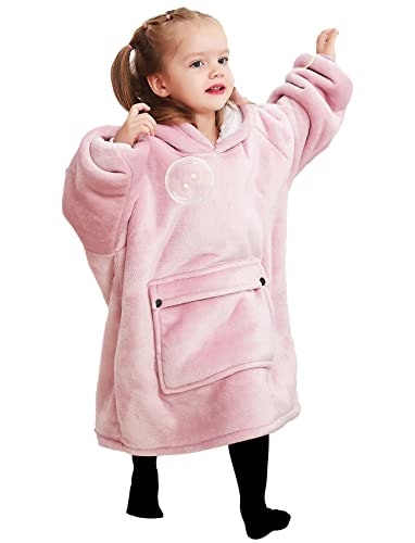 Kfubuo Kids' Wearable Blanket Hoodie: $25.49 Kfubuo Kids' Wearable Blanket Hoodie: $25.49