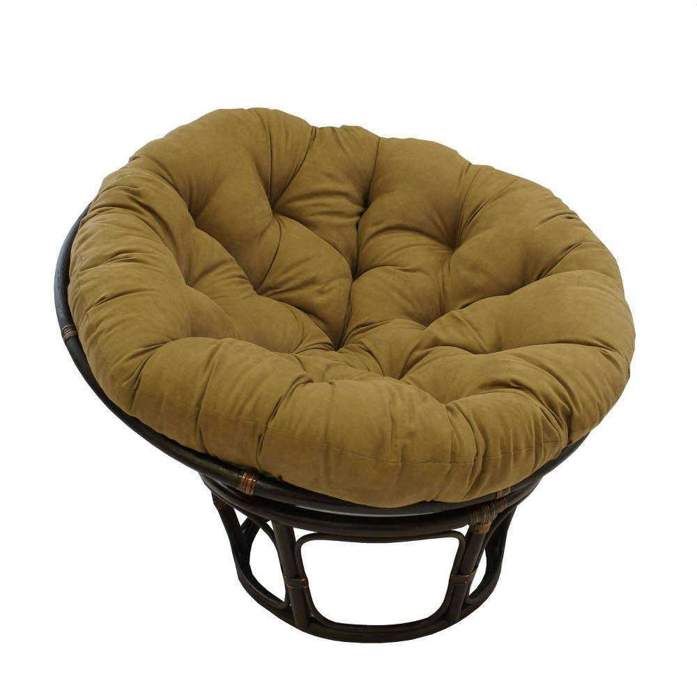 International Caravan 42-Inch Rattan Papasan Chair with Micro Suede Cushion: $241.99