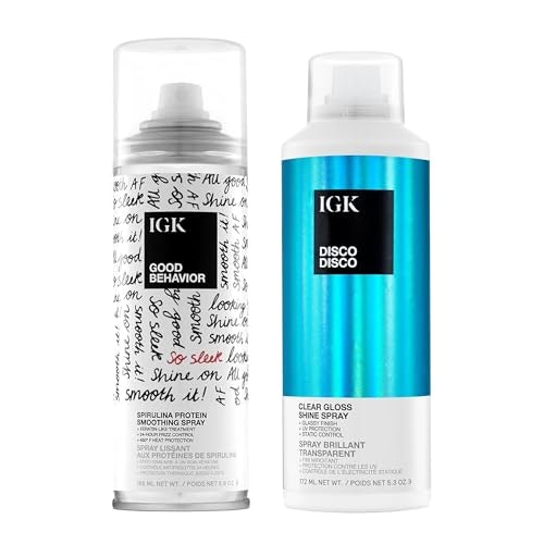 IGK Glass Hair Duo 5.6oz and 5.3oz Set: $47.88 IGK Glass Hair Duo 5.6oz and 5.3oz Set: $47.88