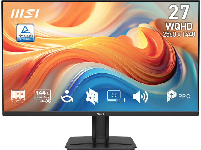 MSI PRO MP275Q 27" 1440p HDR IPS FreeSync Monitor: $139.99 MSI PRO MP275Q 27" 1440p HDR IPS FreeSync Monitor: $139.99