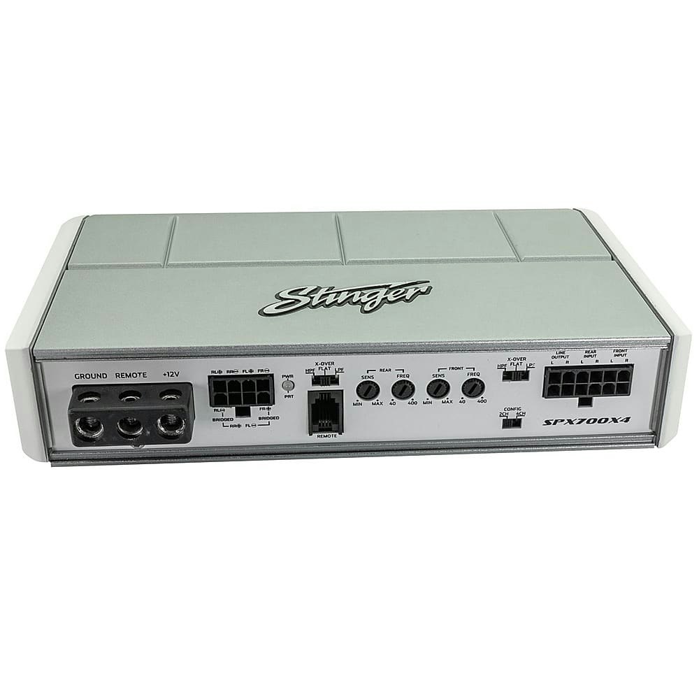 Stinger Micro 700W 4-Channel Marine and Powersports Amplifier: $249.99 Stinger Micro 700W 4-Channel Marine and Powersports Amplifier: $249.99