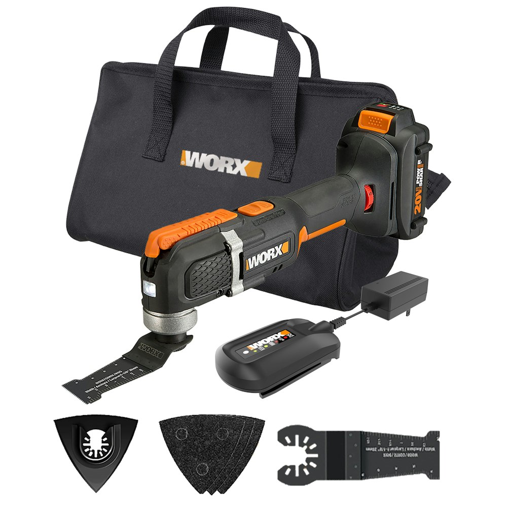 Worx WX696L 20V PowerShare Cordless Oscillating Multi-Tool: $79.99