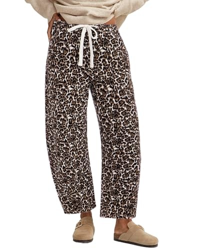 Grapent Women's High-Waist Leopard Print Barrel Jeans: $30.38 Grapent Women's High-Waist Leopard Print Barrel Jeans: $30.38