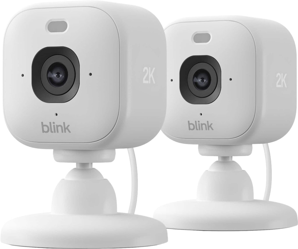 Blink Mini 2K+ Compact Plug-in Security Camera 2-Pack: $37.99 Blink Mini 2K+ Compact Plug-in Security Camera 2-Pack: $37.99
