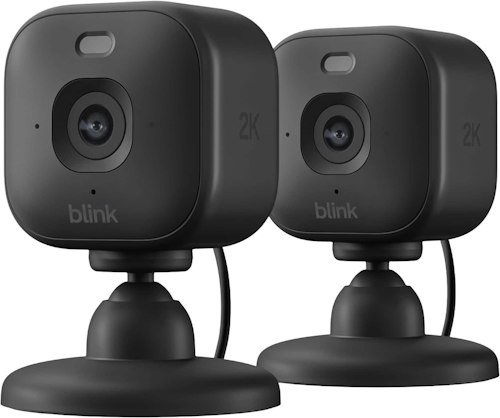 Blink Mini 2K+ Compact Security Camera 2-Pack for $28 + free shipping