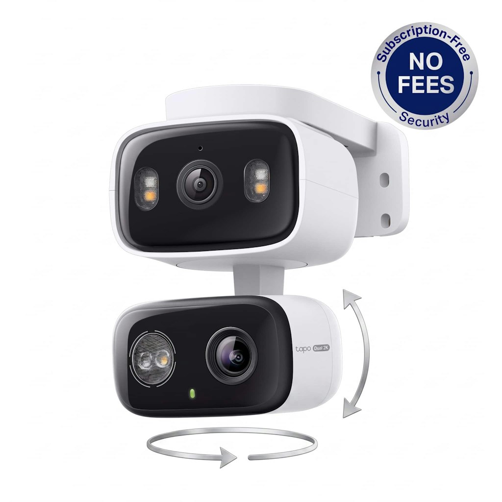 Tapo Dual-Camera Wired 2K Pan-Tilt Security Camera: $54.99 Tapo Dual-Camera Wired 2K Pan-Tilt Security Camera: $54.99