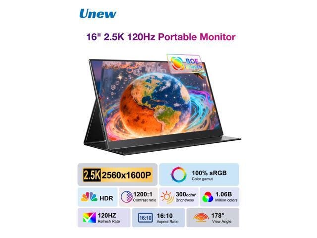 16-inch 2.5K 120Hz Portable IPS Monitor: $299.99