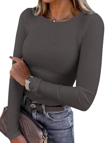 Prettygarden Women's Long Sleeve Basic Tee: $14.99 Prettygarden Women's Long Sleeve Basic Tee: $14.99