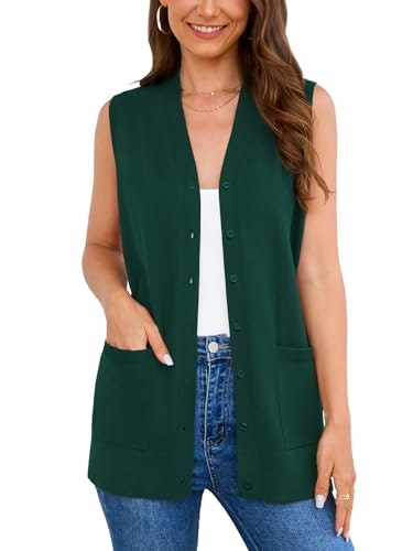 Veryoung Women's Lightweight Sleeveless Button-Up Cardigan Sweater: $22.09 Veryoung Women's Lightweight Sleeveless Button-Up Cardigan Sweater: $22.09