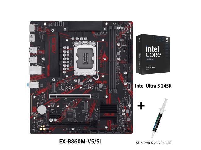 ASUS B860M Motherboard and Intel Ultra 5 245K CPU Combo: $559.99