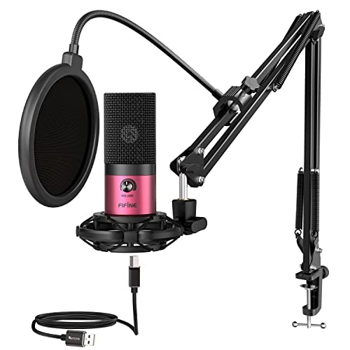 Fifine T669 Rose Red Podcast Microphone Kit: $45.04 Fifine T669 Rose Red Podcast Microphone Kit: $45.04