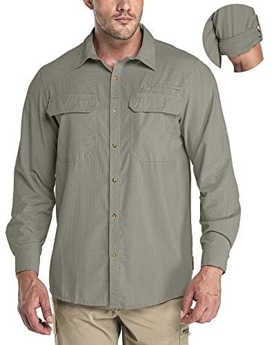 33,000ft Men's UPF 50+ Long Sleeve Sun Protection Fishing Shirt: $31.99 33,000ft Men's UPF 50+ Long Sleeve Sun Protection Fishing Shirt: $31.99