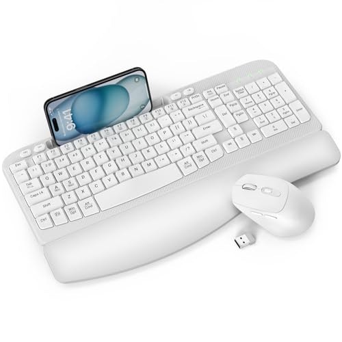 Wireless Ergonomic Keyboard and Mouse Combo: $34.17 Wireless Ergonomic Keyboard and Mouse Combo: $34.17