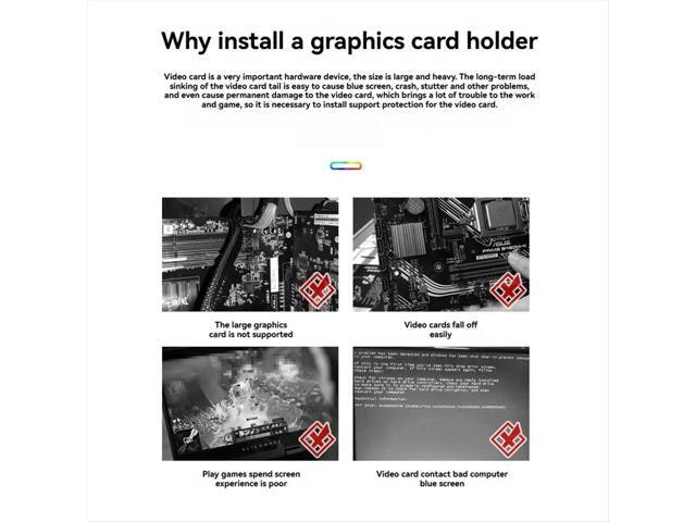 Universal Aluminum Graphics Card Support Stand: $16.61