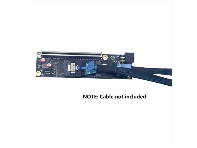 2-Port PCIe 4.0 x16 to SlimSAS SFF-8654 Adapter Card: $26.76 2-Port PCIe 4.0 x16 to SlimSAS SFF-8654 Adapter Card: $26.76