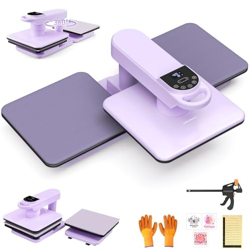 15x15-Inch Dual Station Auto Heat Press Machine: $288.58 15x15-Inch Dual Station Auto Heat Press Machine: $288.58