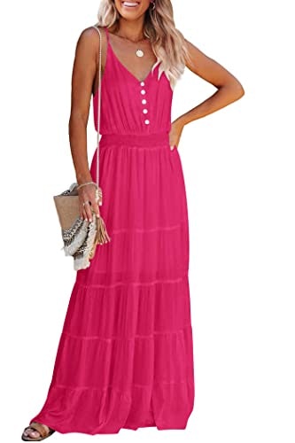 Prettygarden Women's Spaghetti Strap Maxi Dress: $36.79