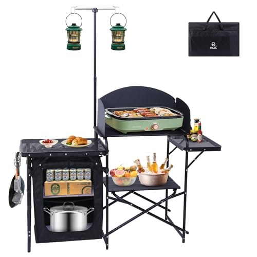 Nice C Portable Folding Camping Kitchen Table: $98.59 Nice C Portable Folding Camping Kitchen Table: $98.59