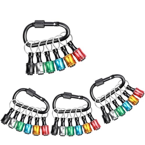 Sopclane 1/4-inch Hex Shank Quick-Release Drill Bit Holder Keychain 24-Pack: $13.59 Sopclane 1/4-inch Hex Shank Quick-Release Drill Bit Holder Keychain 24-Pack: $13.59