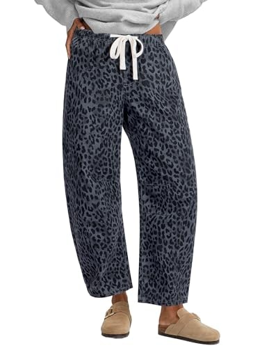 Grapent Women's High-Waisted Drawstring Barrel Jeans: $30.38 Grapent Women's High-Waisted Drawstring Barrel Jeans: $30.38