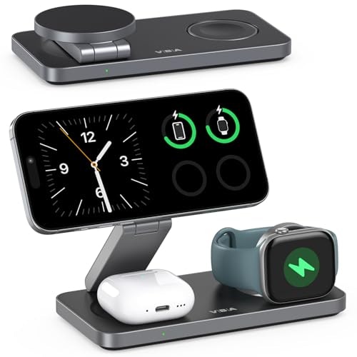 VBA 3-in-1 Foldable Magnetic Wireless Charging Station: $29.98 VBA 3-in-1 Foldable Magnetic Wireless Charging Station: $29.98