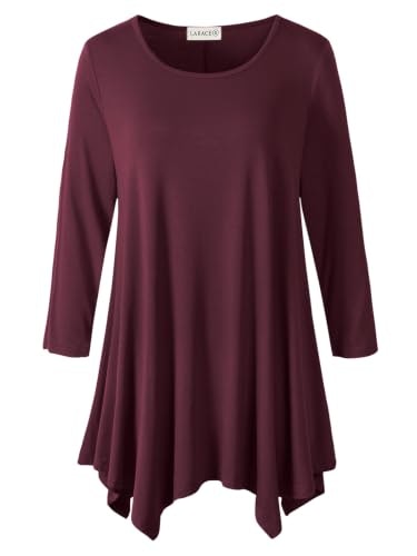 Larace Women's 3/4 Sleeve Tunic Top: $22.09 Larace Women's 3/4 Sleeve Tunic Top: $22.09