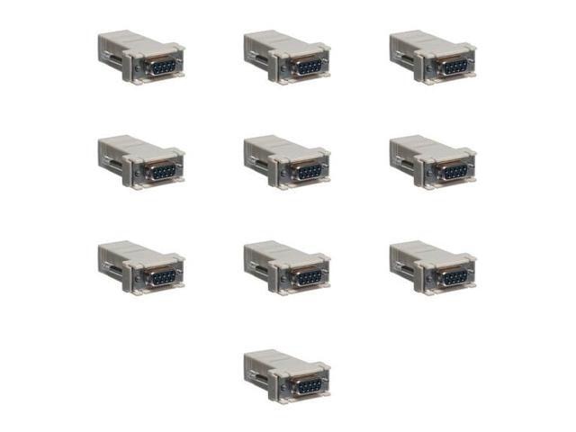 Lumenzi DB9 Female to RJ45 Female Modular Adapter 10-Pack: $12.33 Lumenzi DB9 Female to RJ45 Female Modular Adapter 10-Pack: $12.33