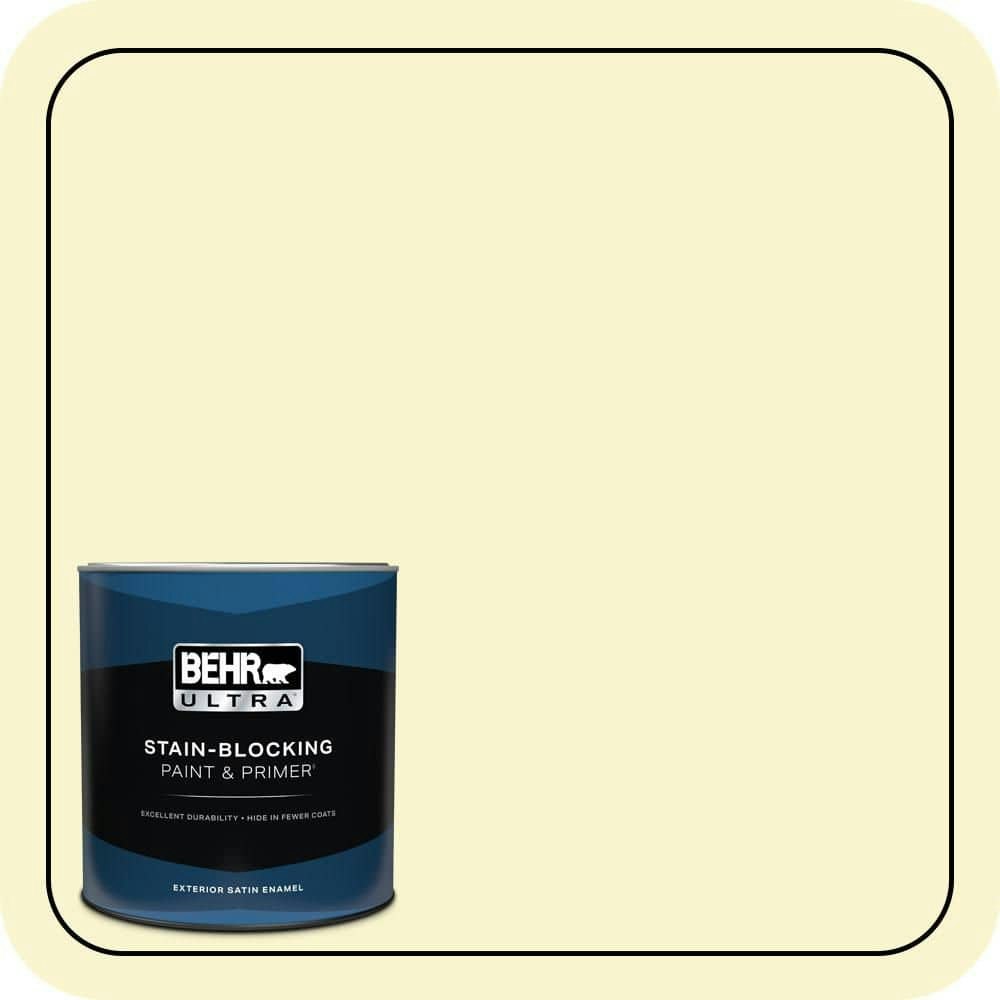 1-Quart Effervescent Satin Enamel Exterior Paint and Primer: $29.98