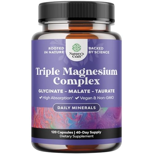 Triple Magnesium Complex 400mg 120-Count: $15.29 Triple Magnesium Complex 400mg 120-Count: $15.29