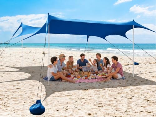 14 x 11ft Beach Tent Sun Shelter: $109.98