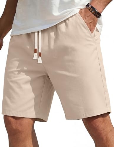 Coofandy Men's Cotton Linen Casual Shorts: $14.23 Coofandy Men's Cotton Linen Casual Shorts: $14.23
