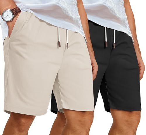 Coofandy Men's Casual Drawstring Elastic Waist Shorts: $30.59 Coofandy Men's Casual Drawstring Elastic Waist Shorts: $30.59