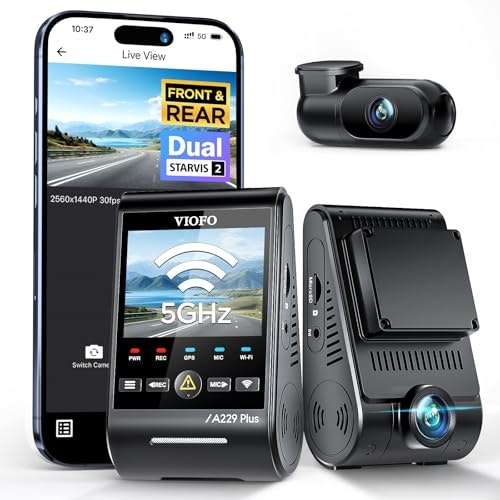 Viofo A229 Plus 2K Dual-Channel Dash Cam: $169.98 Viofo A229 Plus 2K Dual-Channel Dash Cam: $169.98